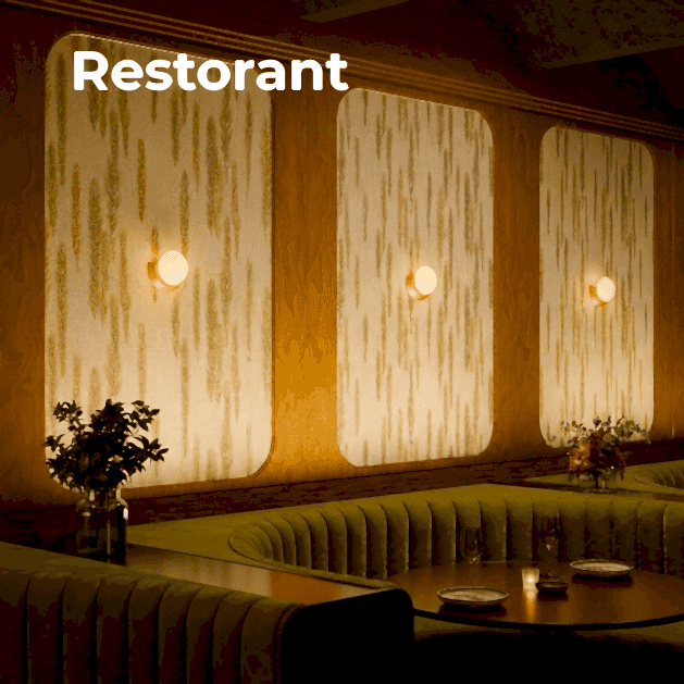 Restoran iç mekân projesi